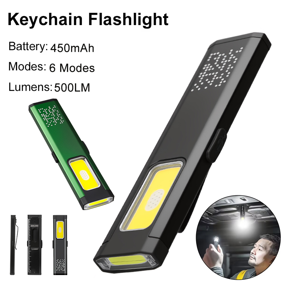 Outdoor Lighting Permanent - Mini Portable Rechargeable LED Torch Light,