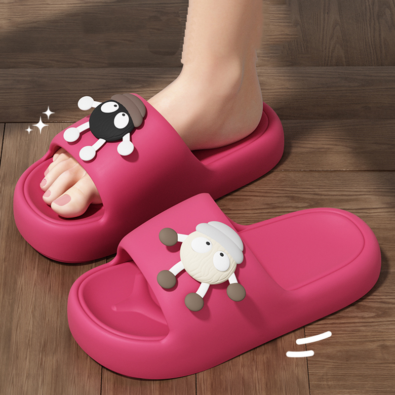 Outdoor Lighting For Home - Lovely Cartoon Platform Slippers Women Summer
