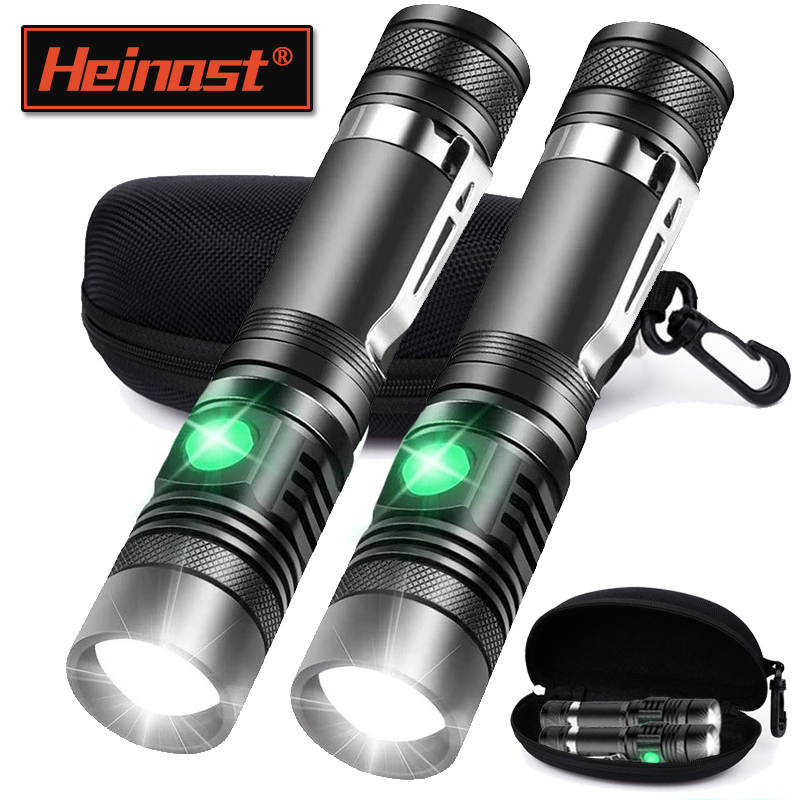 Outdoor Lighting Usa - Rechargeable T6 Handheld Flashlight Use 18650