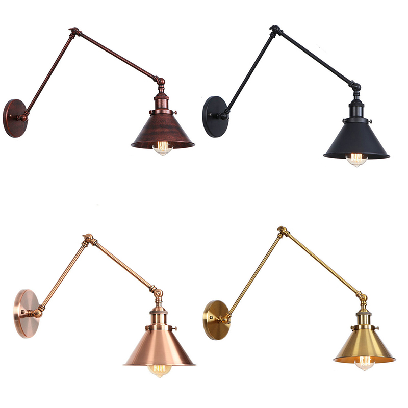 Outdoor Lighting Up And Down - Industrial Sconce Wall lights Vintage E27