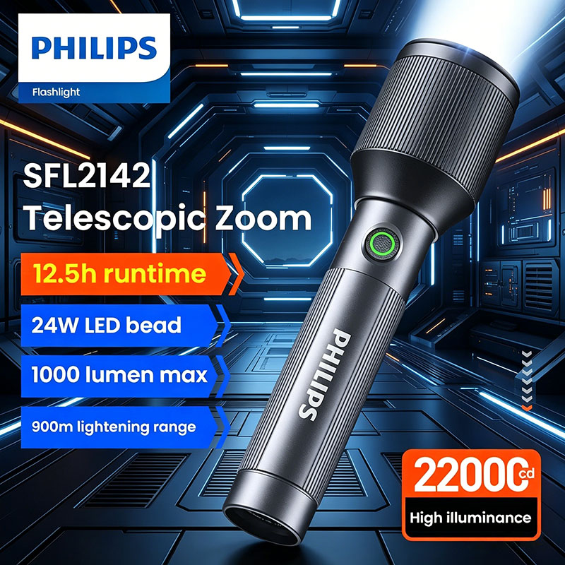 Outdoor Lighting Philips - Philips Sfl2142 Strong Light Far Shooter