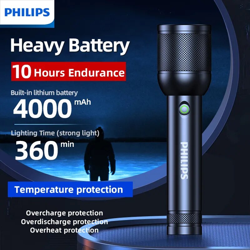 Outdoor Lighting Philips - Philips 3200 Lumen LED Flashlight 1000m