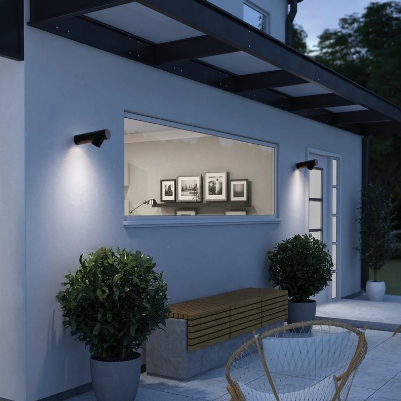 Outdoor Lighting Accent - SANDYHA Modern LED Wall Lamp Unique