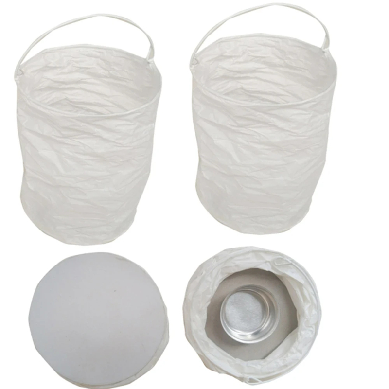 Lighting Wedding Outdoor - 4pcs DIY White Straight Paper Lantern