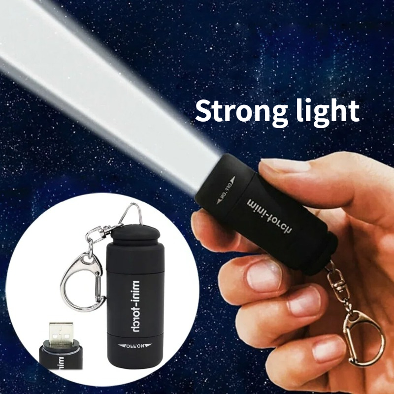 Outdoor Lighting Permanent - Pocket Keychain Flashlight Waterproof Outdoor Hiking