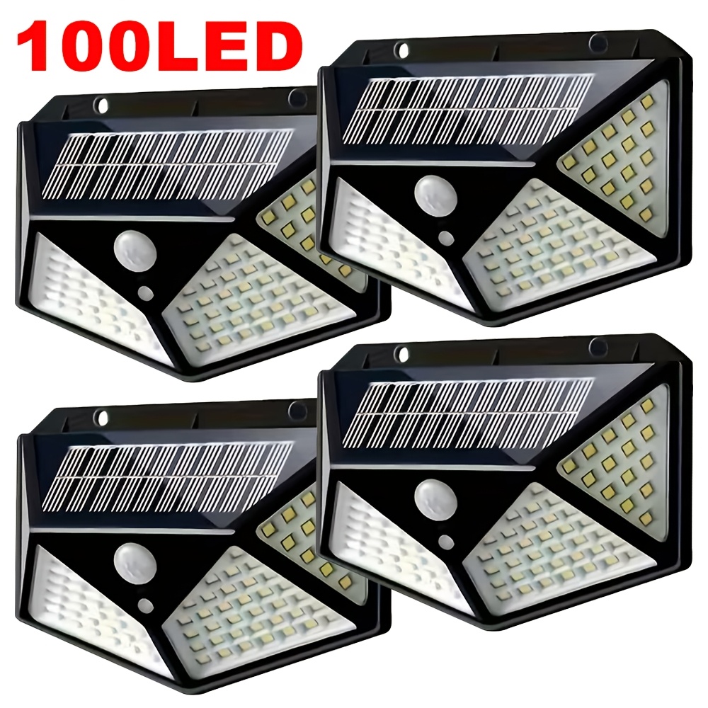 Bollard Light Garden - 100LED Outdoor Solar Garden Light Outdoor