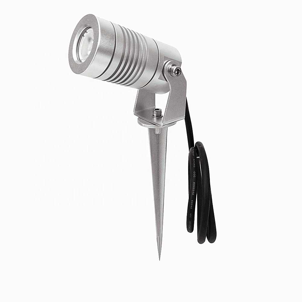 Outdoor Lighting Accent - 3W7W12W18W Mini LED Spotlights, Silver Waterproof,