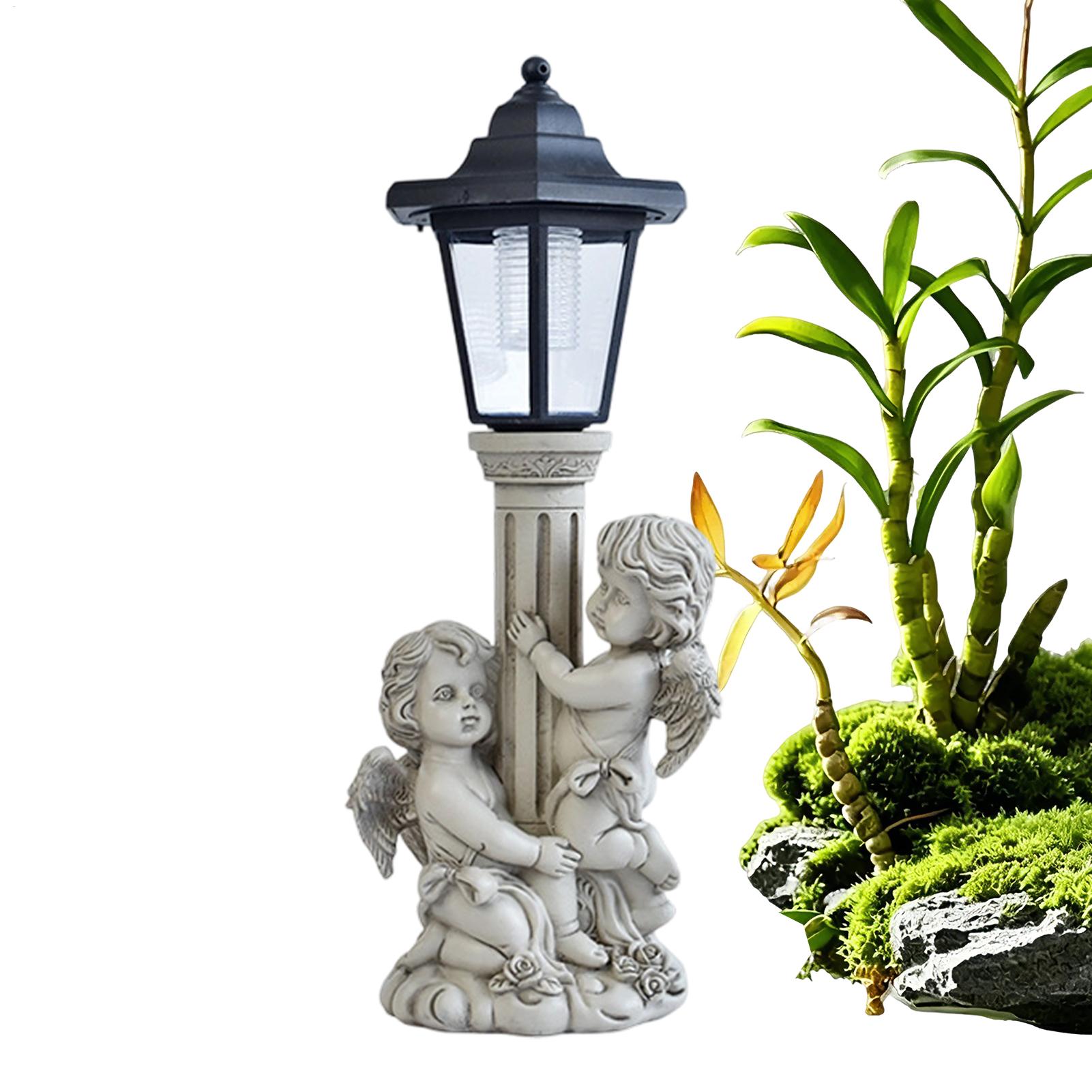 Outdoor Lighting For Home - Garden Statues Light Up Auto On/off