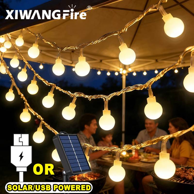 3-10M Solar/USB/Battery String - Lighting Wedding Outdoor ulasan dan harga