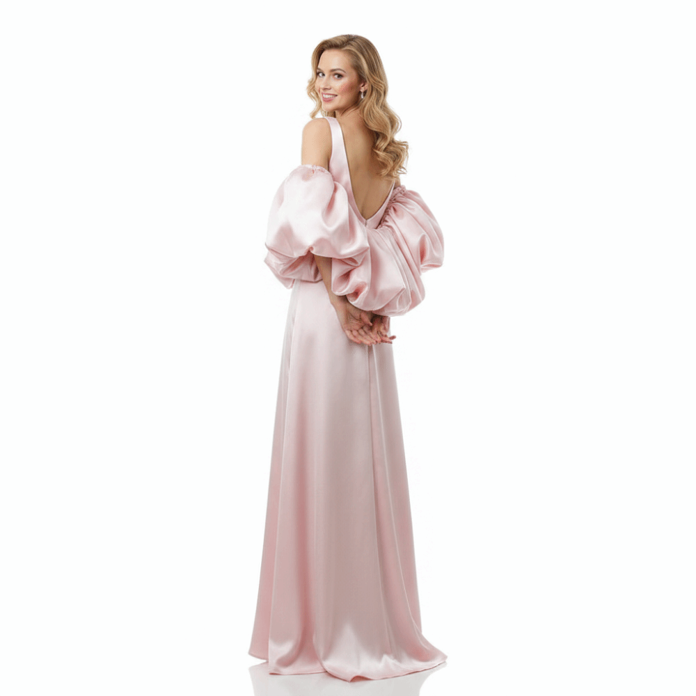 New Pink Prom Dress Wedding Br - Lighting Wedding Outdoor ulasan dan harga