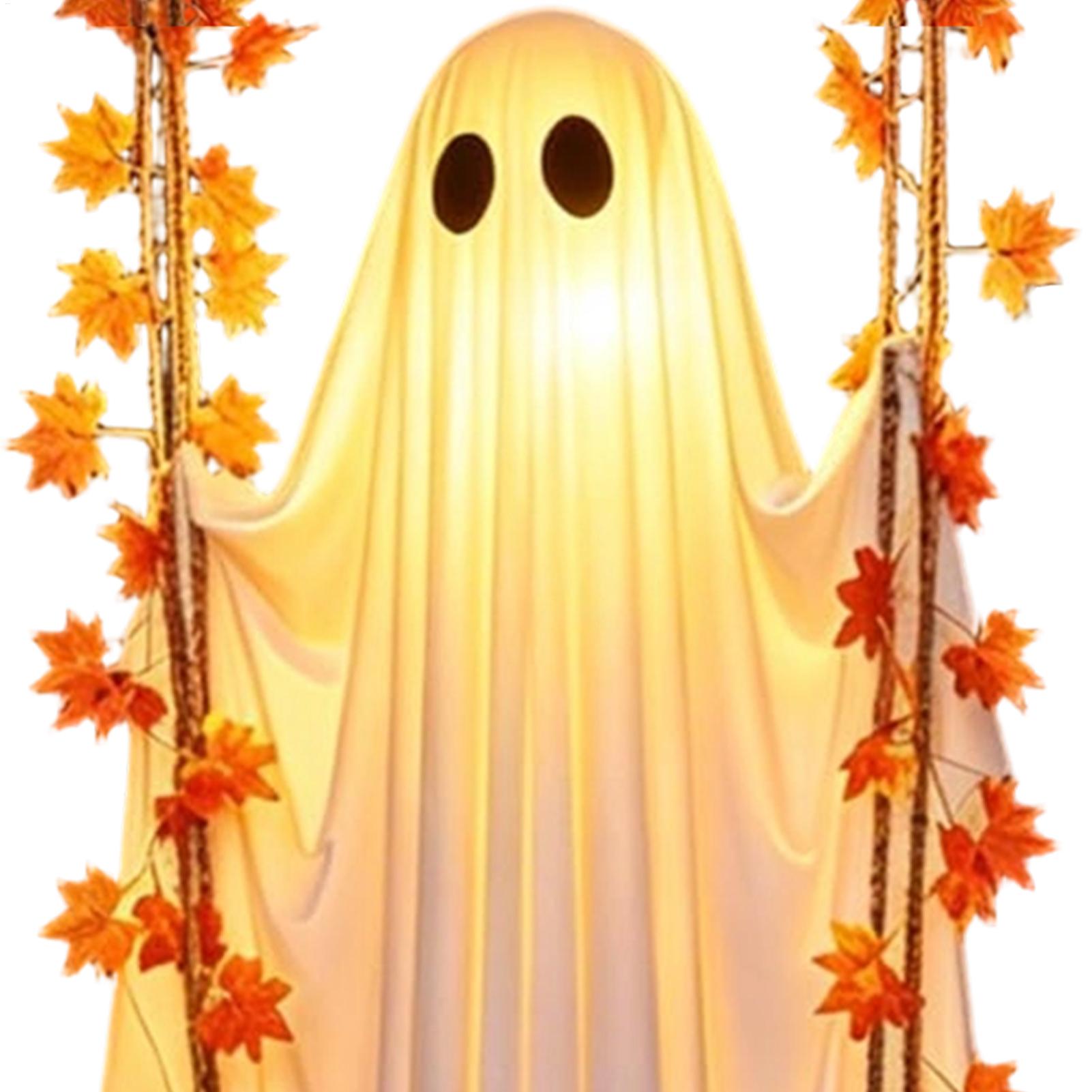 Swinging Ghost Light Up Spooky - Outdoor Lighting Front Yard ulasan dan harga