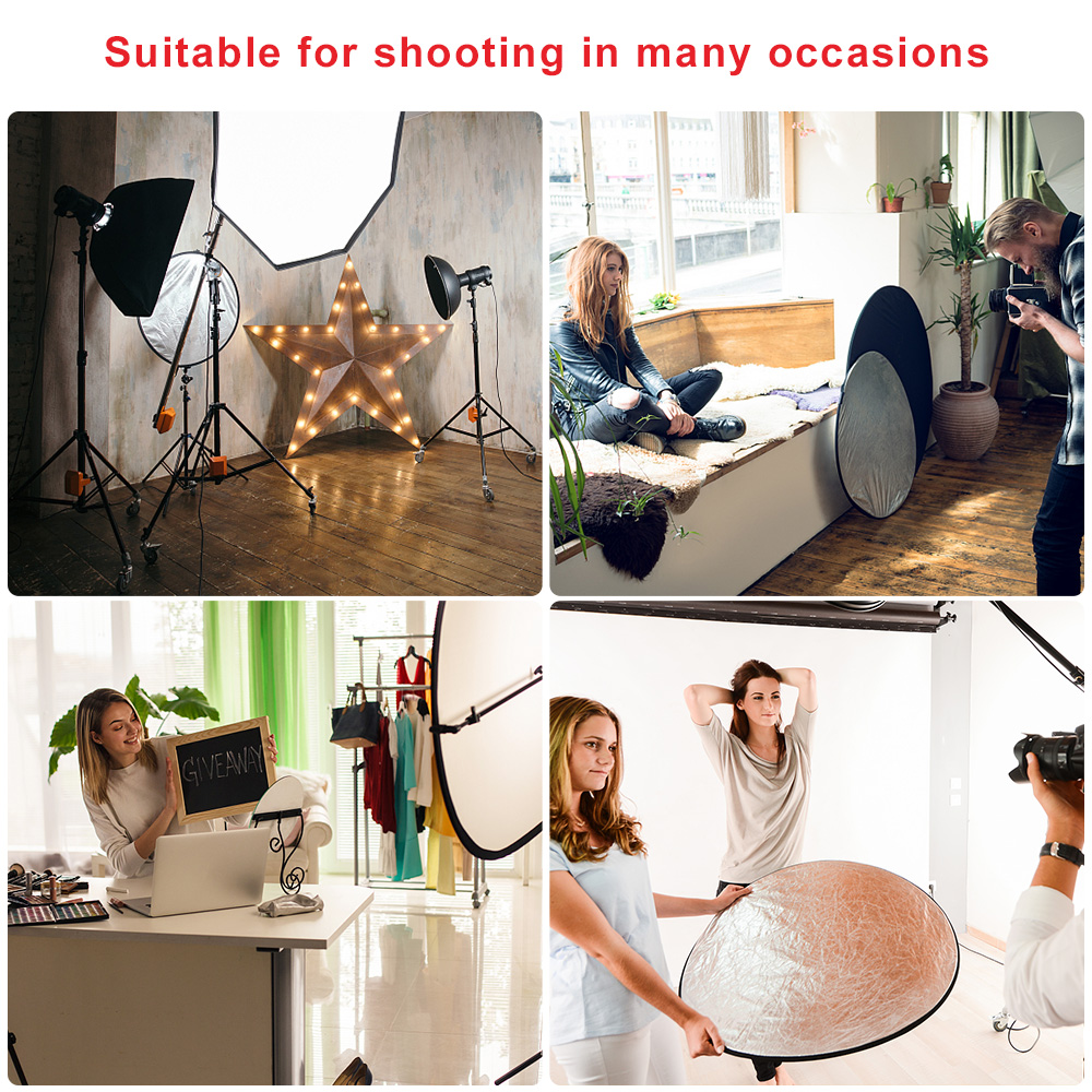 5-in-1 Round & Oval Photograph - Outdoor Lighting Kit Photography ulasan dan harga