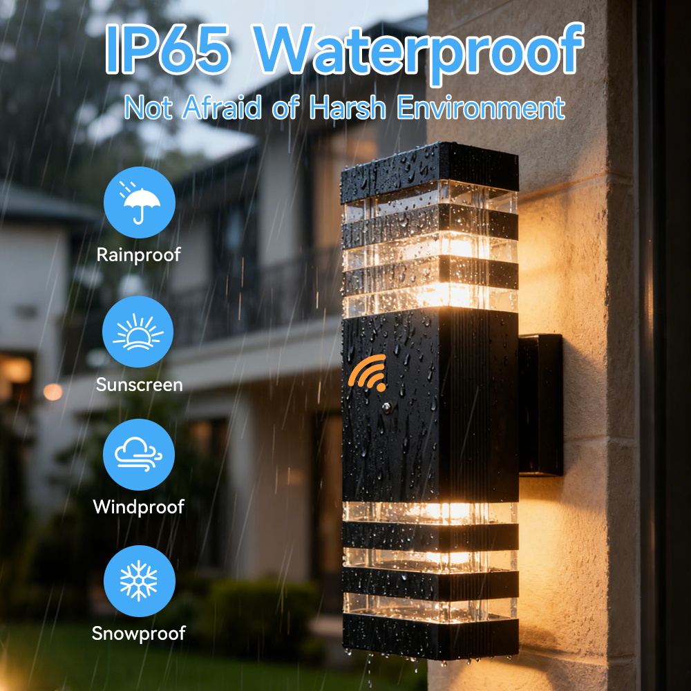 Sensor Light Outdoor Wall Lamp - Outdoor Lighting Up And Down ulasan dan harga