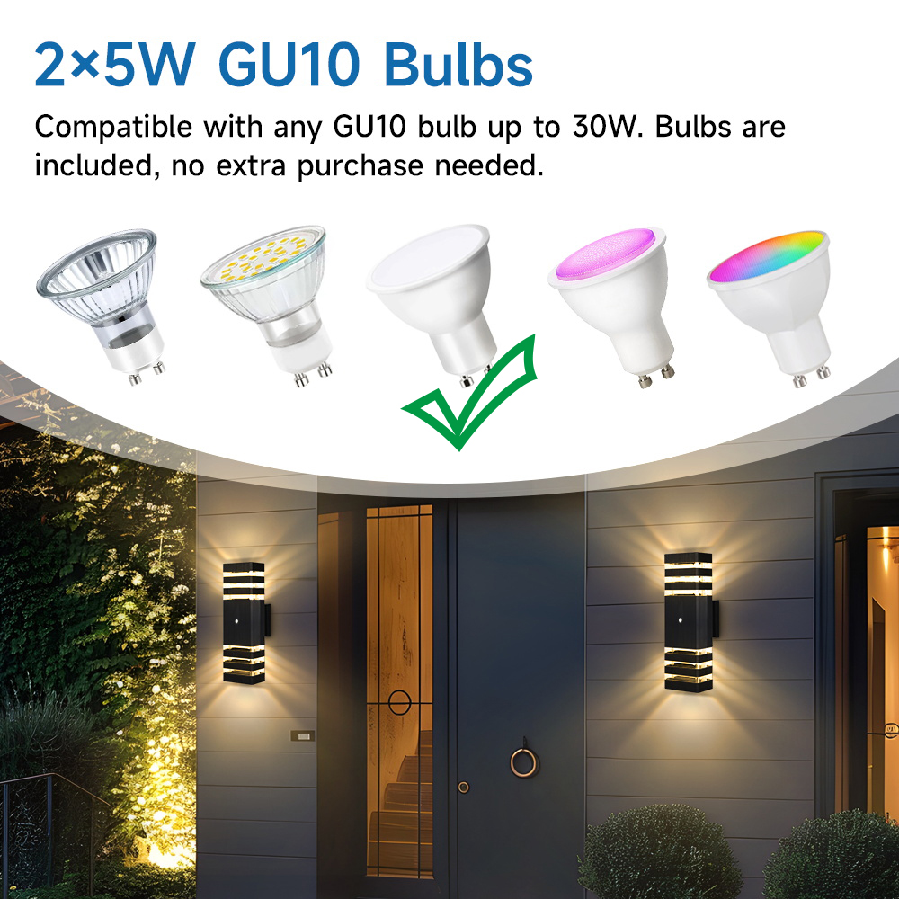 Sensor Light Outdoor Wall Lamp - Outdoor Lighting Up And Down ulasan dan harga