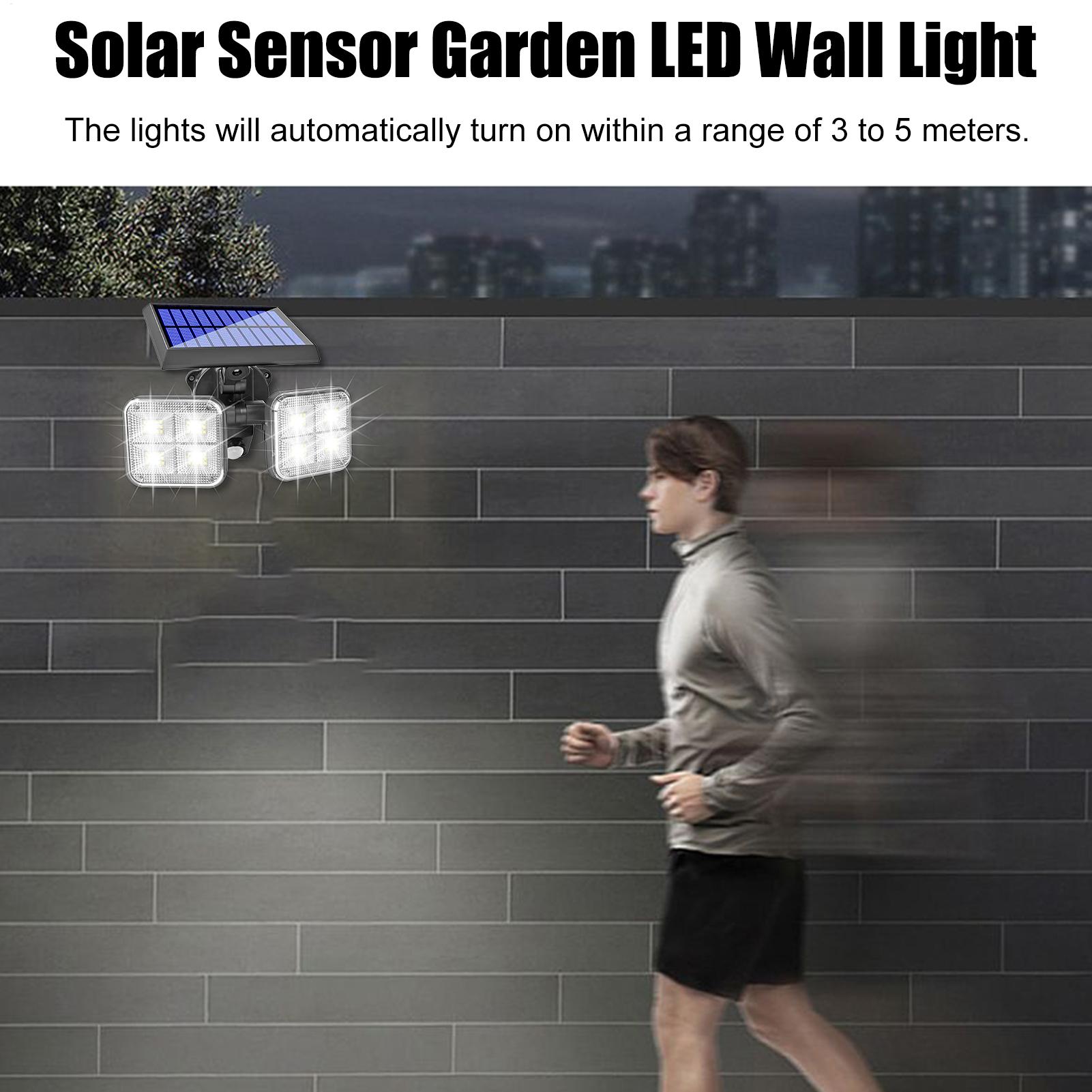 Solar Motion Sensor Lights Sol - Outdoor Lighting Front Yard ulasan dan harga