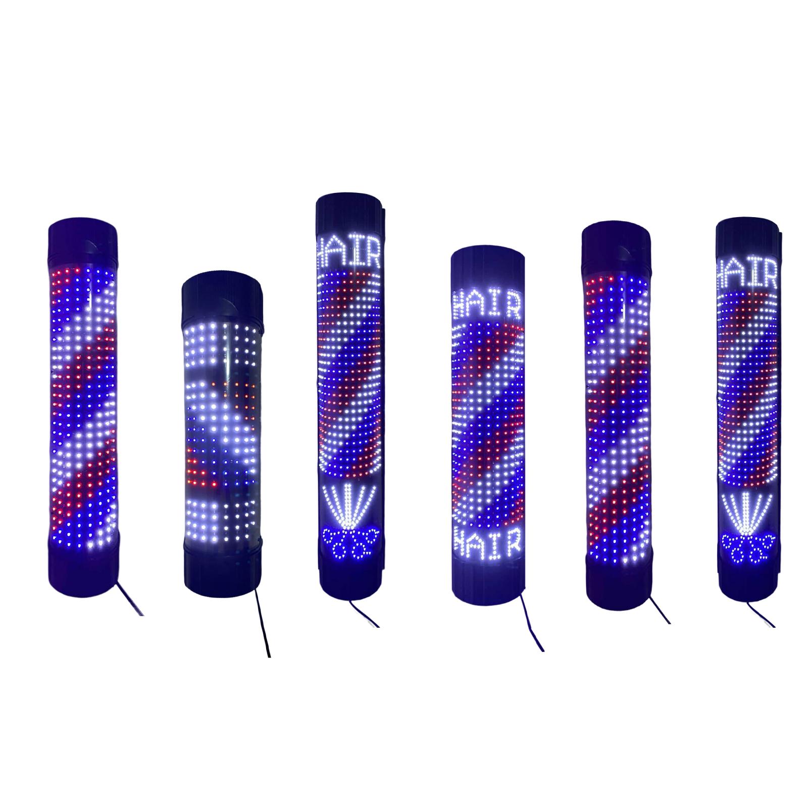 Barber Pole LED Light Rotating - Outdoor Lighting Unit ulasan dan harga