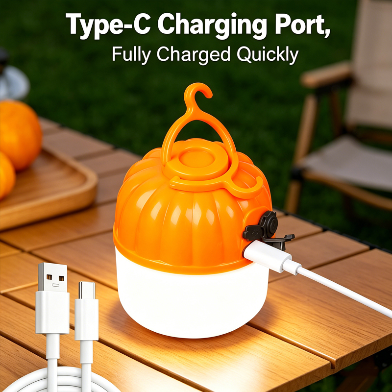 Mini Portable LED Pumpkin Bulb - Zinc Outdoor Lighting ulasan dan harga