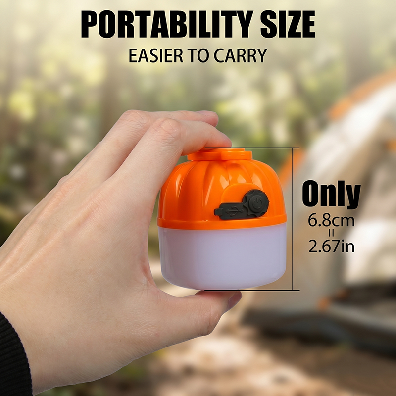 Mini Portable LED Pumpkin Bulb - Zinc Outdoor Lighting ulasan dan harga