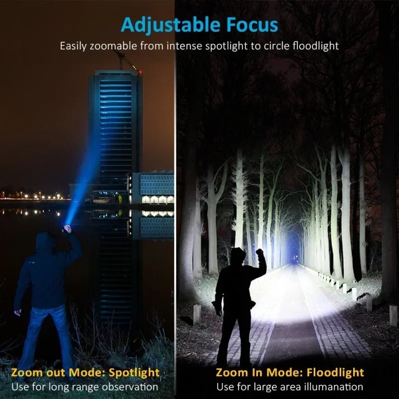 Rechargeable T6 Handheld Flash - Outdoor Lighting Usa ulasan dan harga