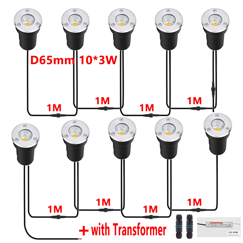 12V LED In-ground Light IP67 W - Outdoor Lighting Underground Wiring ulasan dan harga