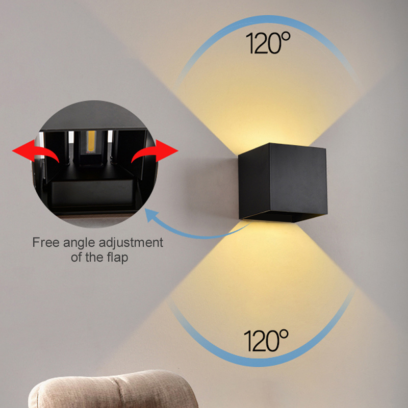 LED Wall Lamps 7W Cold White W - Outdoor Lighting Up And Down ulasan dan harga