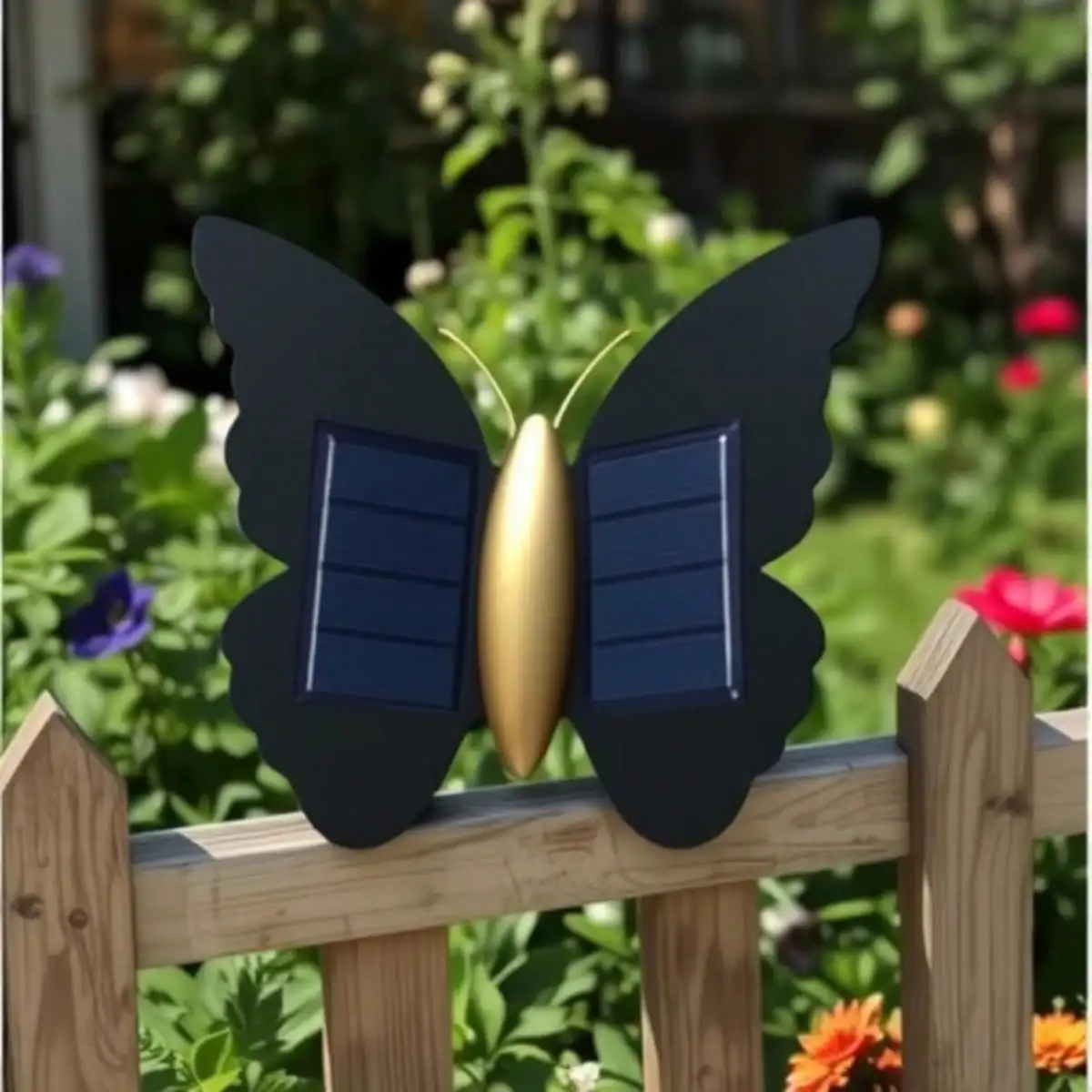 1-5PCS Solar Butterfly Wall Li - Outdoor Lighting Accent ulasan dan harga