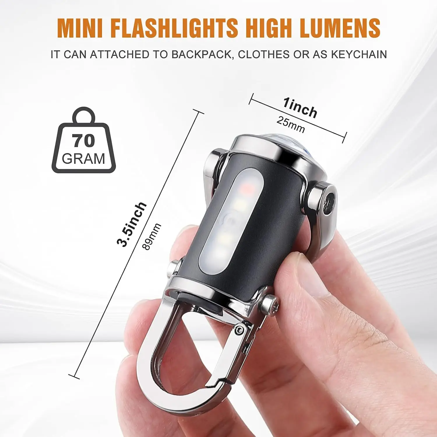 Mini Keychain Flashlight Recha - Outdoor Lighting Usa ulasan dan harga