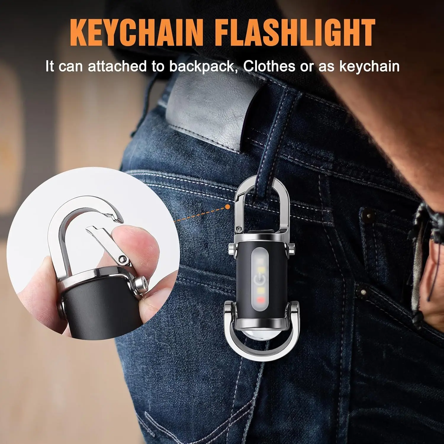 Mini Keychain Flashlight Recha - Outdoor Lighting Usa ulasan dan harga
