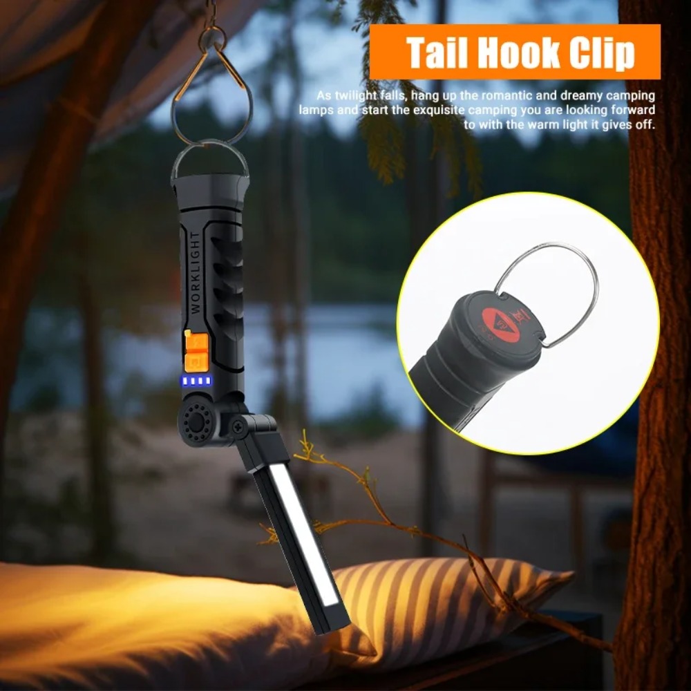 Portable COB LED Flashlight US - Zinc Outdoor Lighting ulasan dan harga