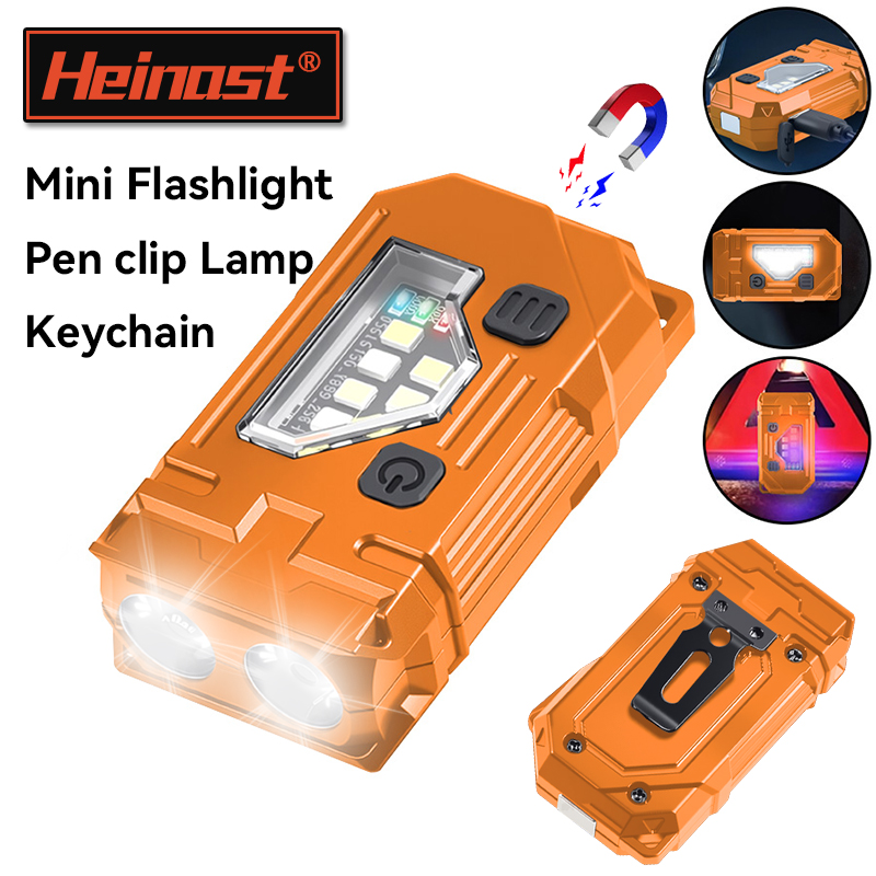 Mini Keychain EDC Flashlight R - Zinc Outdoor Lighting ulasan dan harga