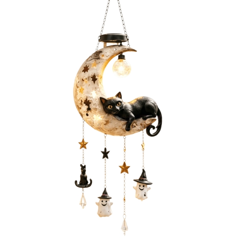 L43A Solar Halloween Black Cat - Outdoor Lighting Accent ulasan dan harga