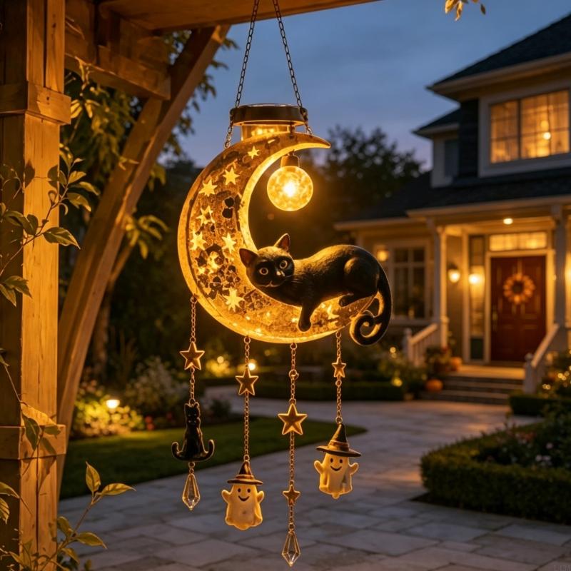 L43A Solar Halloween Black Cat - Outdoor Lighting Accent ulasan dan harga