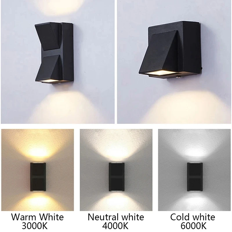 LED Wall Lamp IP65 Outdoor Wat - Outdoor Lighting Up And Down ulasan dan harga