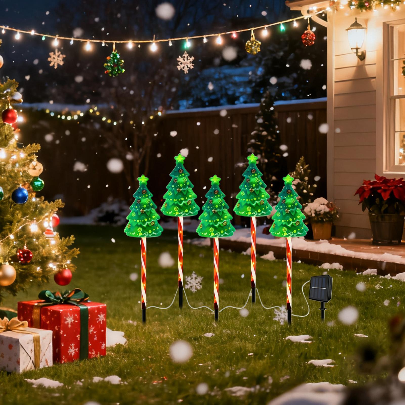 Christmas Tree Driveway Light  - Outdoor Lighting Front Yard ulasan dan harga
