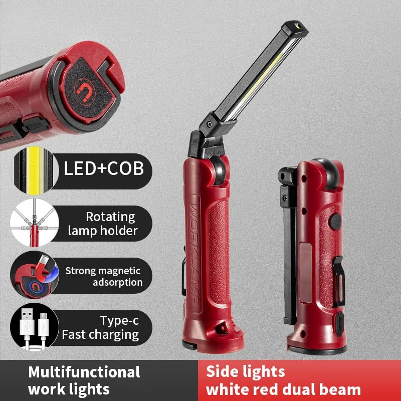 COB LED Work Light Rechargeabl - Outdoor Lighting Usa ulasan dan harga