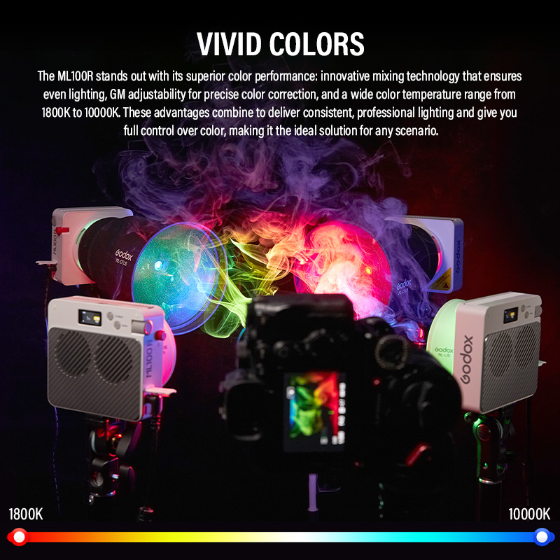 Godox NEW ML100R Portable RGB  - Outdoor Lighting Kit Photography ulasan dan harga