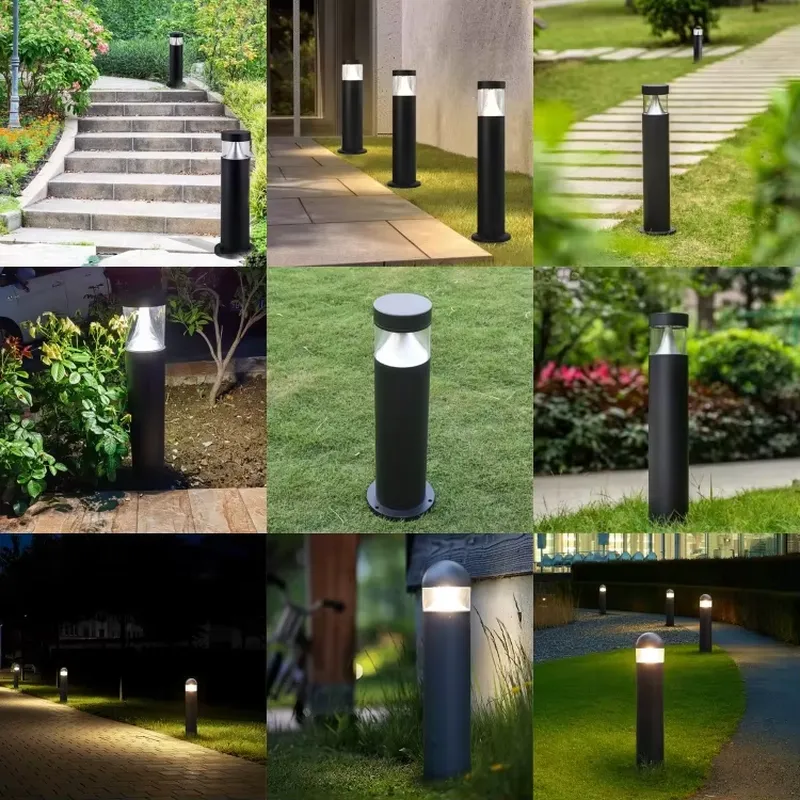 3/7/12W Modern Aluminum LED Bo - Bollard Light Garden ulasan dan harga