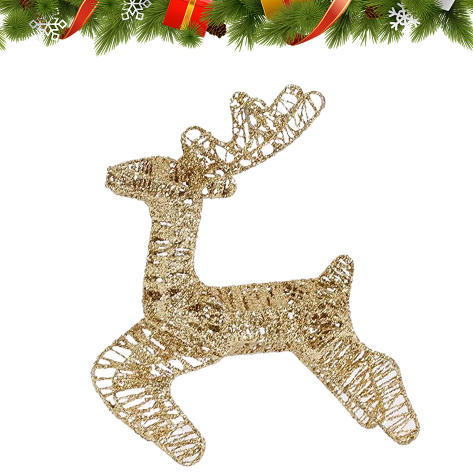 Light Up Reindeer Anti-Rust Fe - Outdoor Lighting Front Yard ulasan dan harga