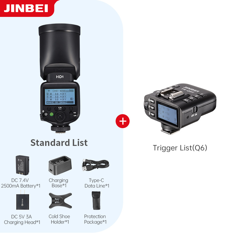 JINBEI HD-1 Camera Flash Light - Outdoor Lighting Kit Photography ulasan dan harga