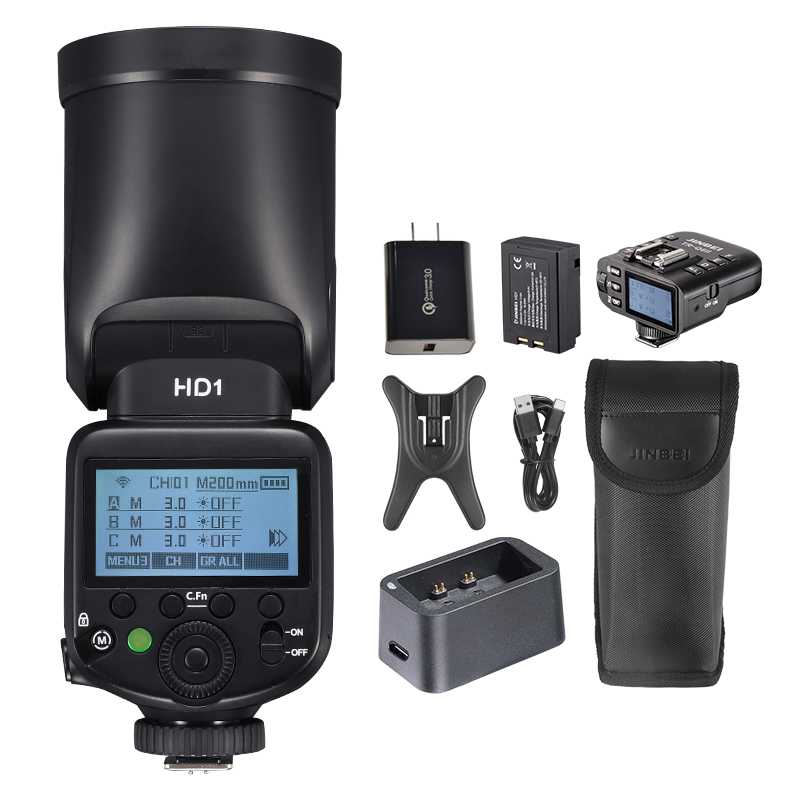 JINBEI HD-1 Camera Flash Light - Outdoor Lighting Kit Photography ulasan dan harga