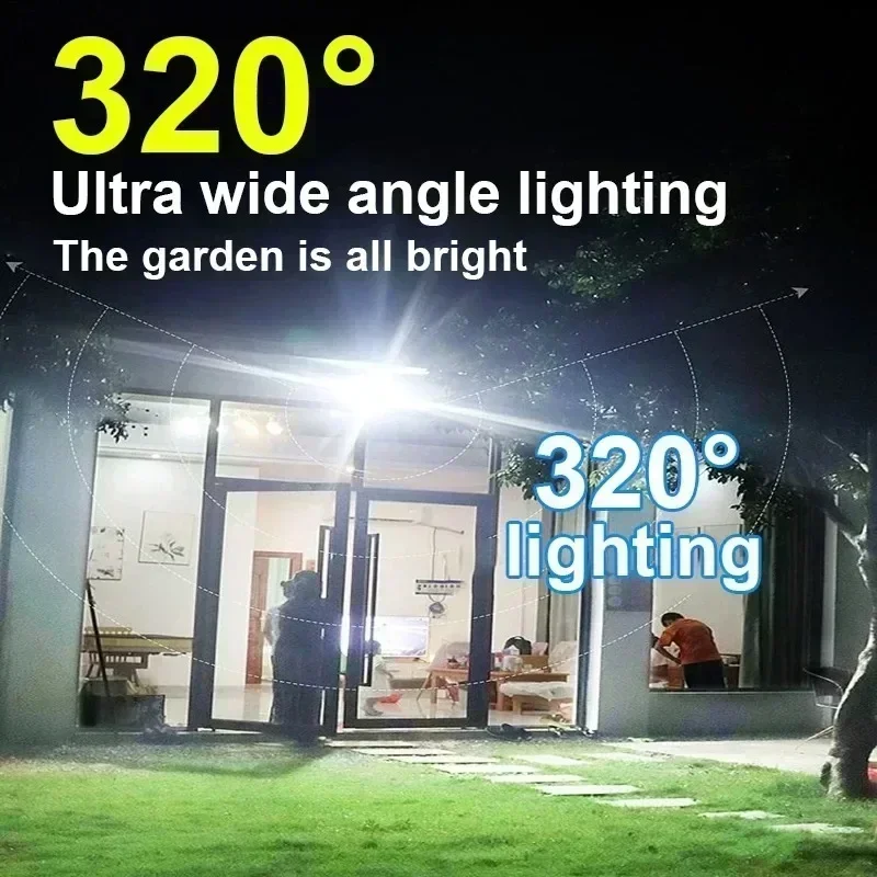 12000LM Powerful Solar Wall La - Outdoor Lighting Permanent ulasan dan harga