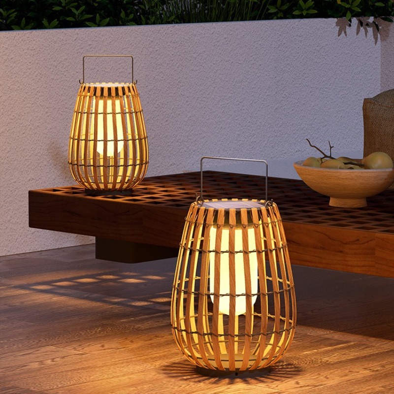 Luxury Solar Rattan  Waterproo - Outdoor Lighting Accent ulasan dan harga