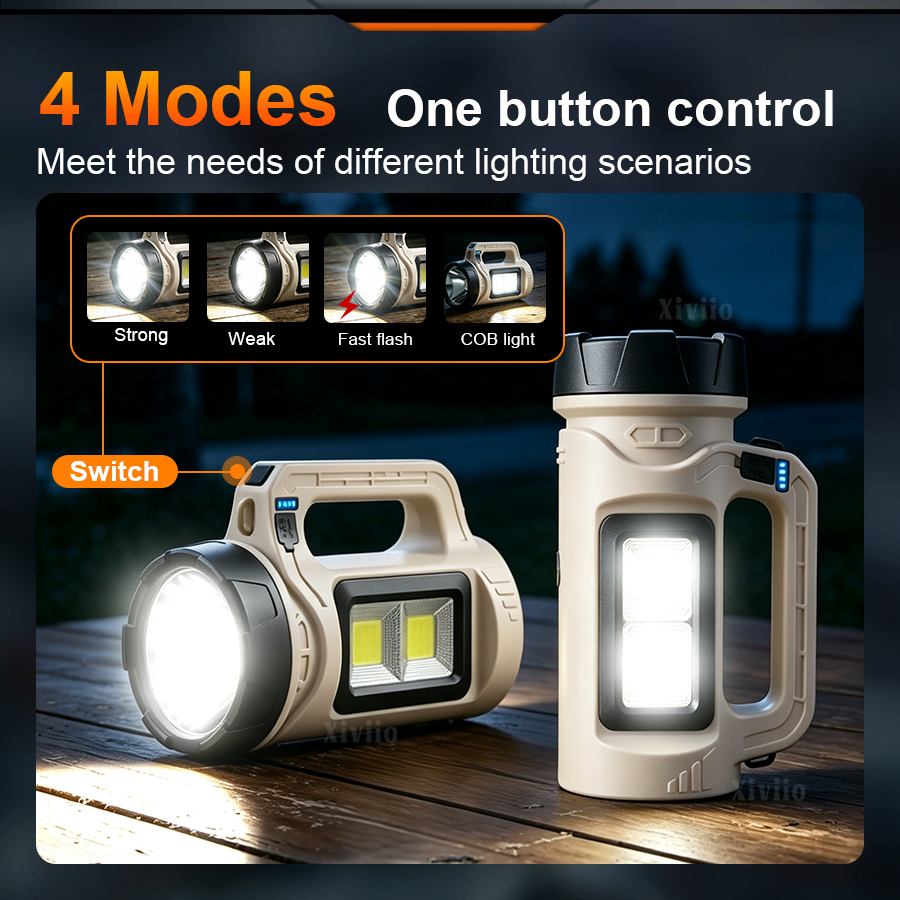 Multiscene Handheld LED Torch  - Outdoor Lighting Permanent ulasan dan harga