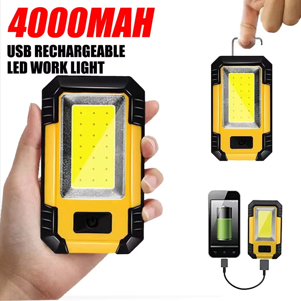 Rechargeable 4000MaH Work Ligh - Outdoor Lighting Usa ulasan dan harga