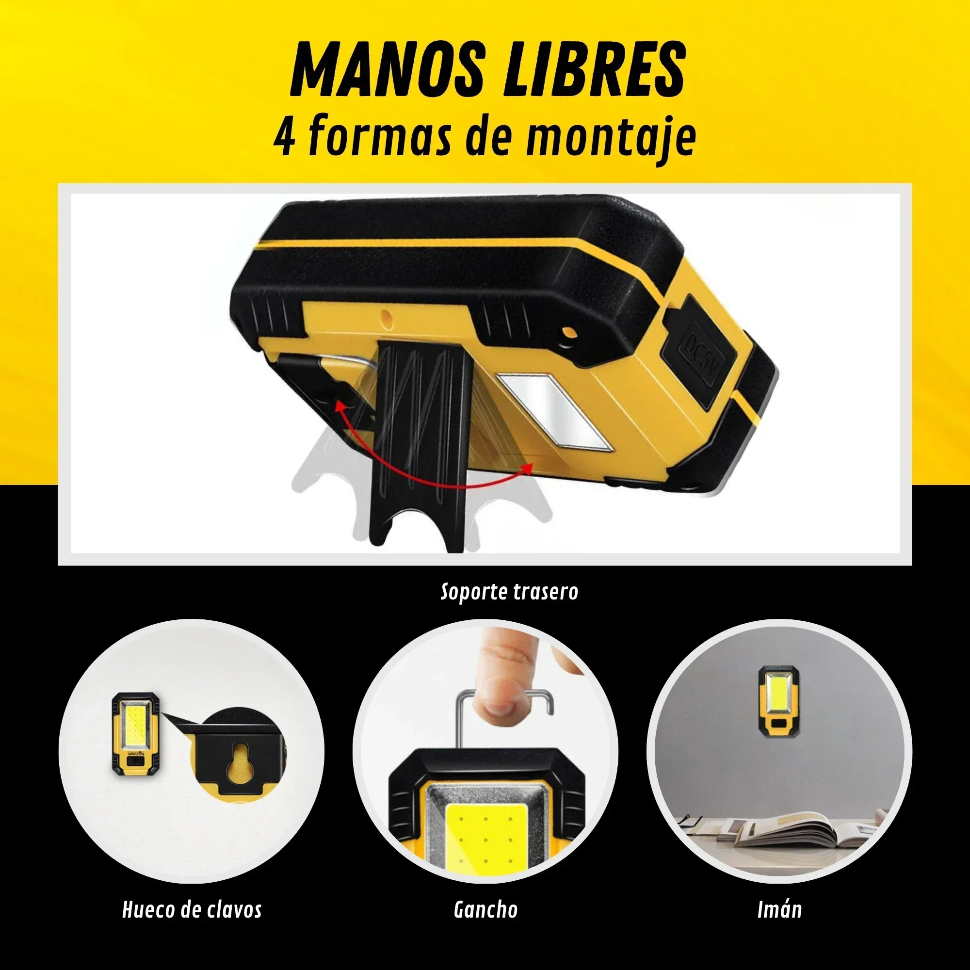 Rechargeable 4000MaH Work Ligh - Outdoor Lighting Usa ulasan dan harga