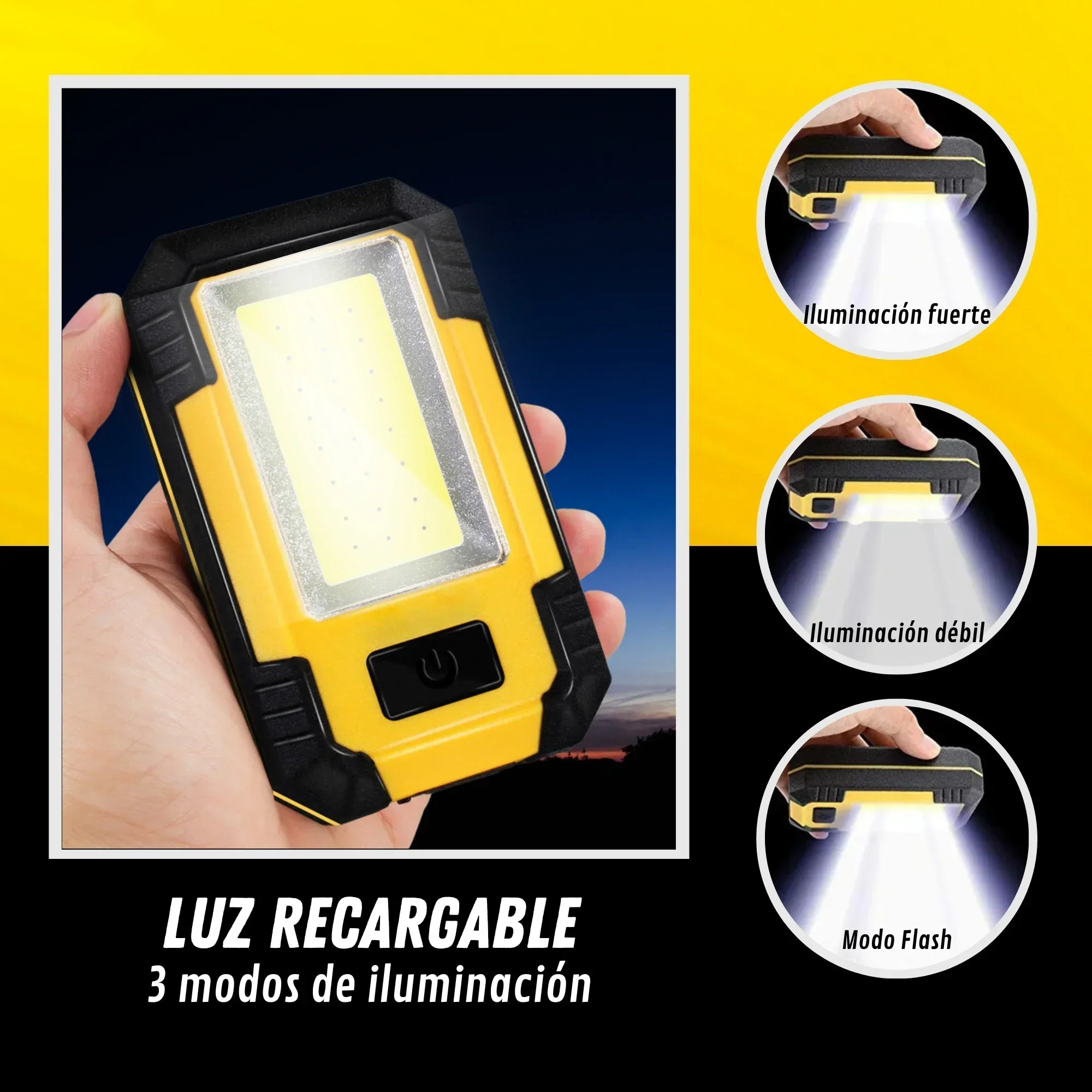 Rechargeable 4000MaH Work Ligh - Outdoor Lighting Usa ulasan dan harga