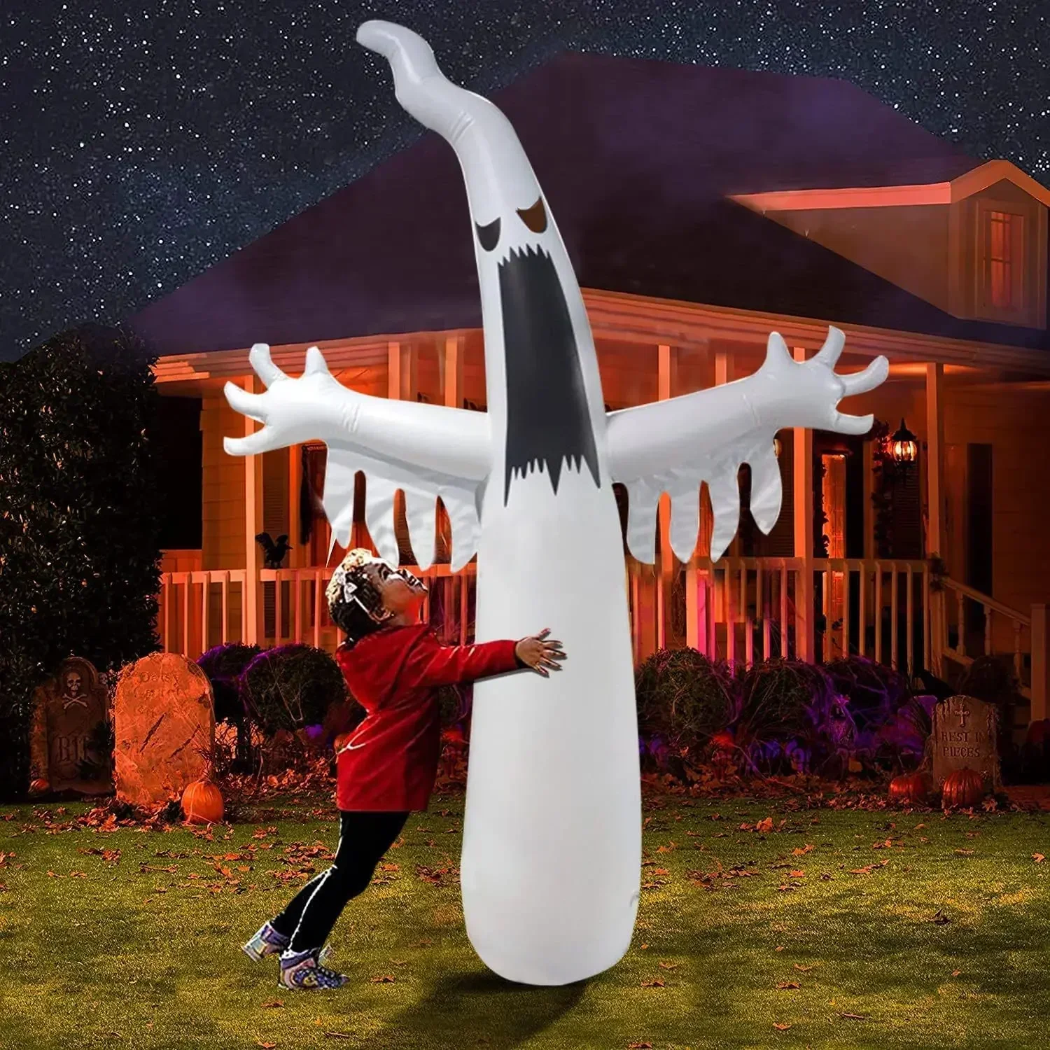 Halloween Inflatable Scary Gho - Lighting Wedding Outdoor ulasan dan harga