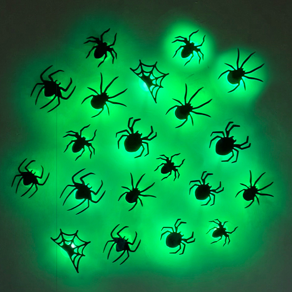 Halloween LED Bats Spider Deco - Lighting Wedding Outdoor ulasan dan harga