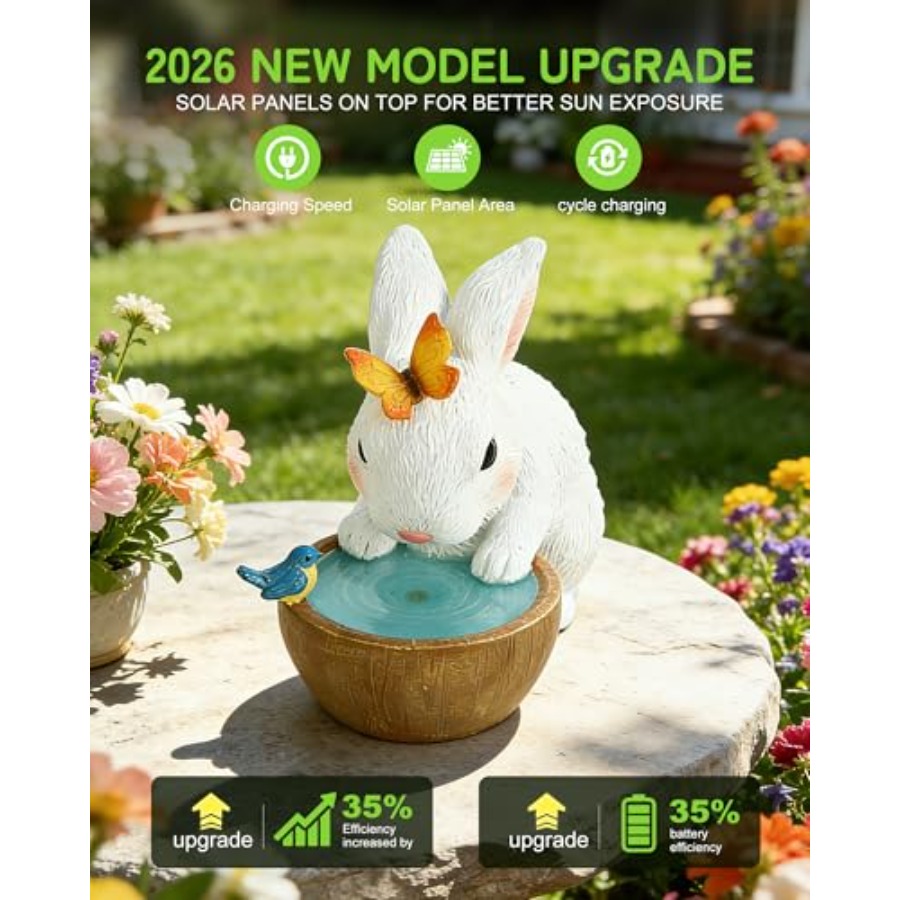 Solar Bunny Garden Outdoor Sta - Outdoor Lighting For Home ulasan dan harga