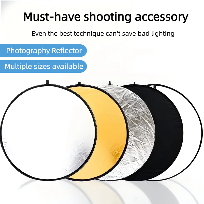 2-in-1 Dual Sided Gold Silver  - Outdoor Lighting Kit Photography ulasan dan harga